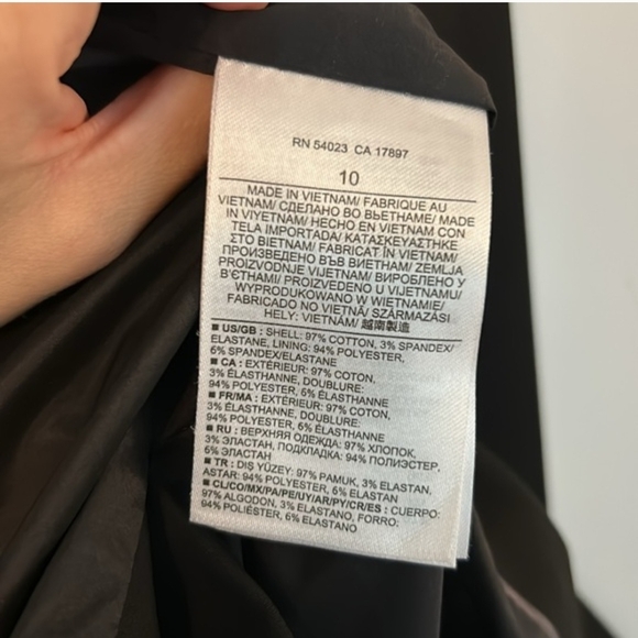 Banana Republic Black Classic Cotton Blazer - Picture 10 of 11